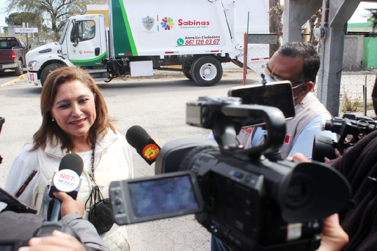 Unidades rehabilitadas al 100%  realizan recolección de basura en Sabinas