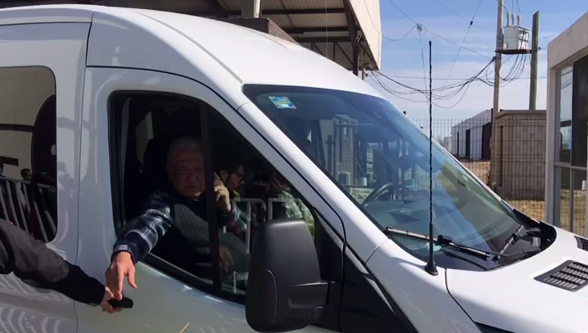 Arriba Andrés Manuel López Obrador a Piedras Negras
