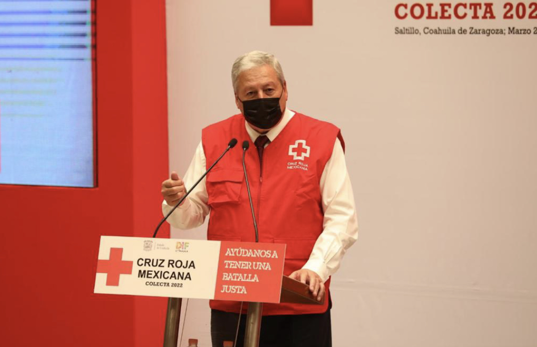 Invita Chema Fraustro a apoyar a la Cruz Roja en su Colecta Anual 2022