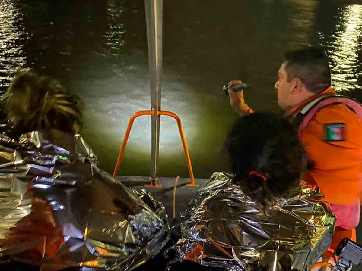 Rescata Grupo Beta a salvadoreñas varadas a la mitad del Río Bravo