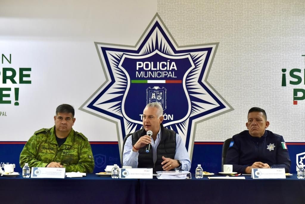Alcalde informa sobre reducción de incidencia delictiva en Torreón
