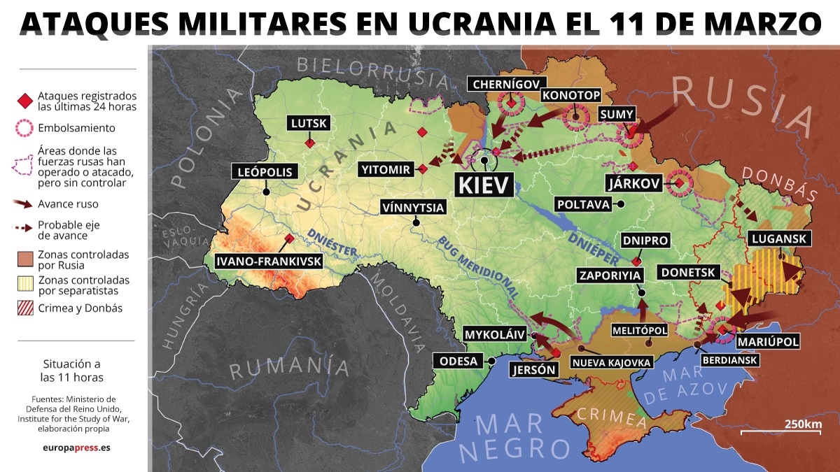 Ucrania denuncia plan de Bielorrusia para iniciar nueva invasión