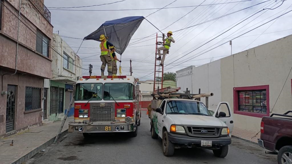 Atiende Protección Civil de Saltillo reportes ante fuertes vientos