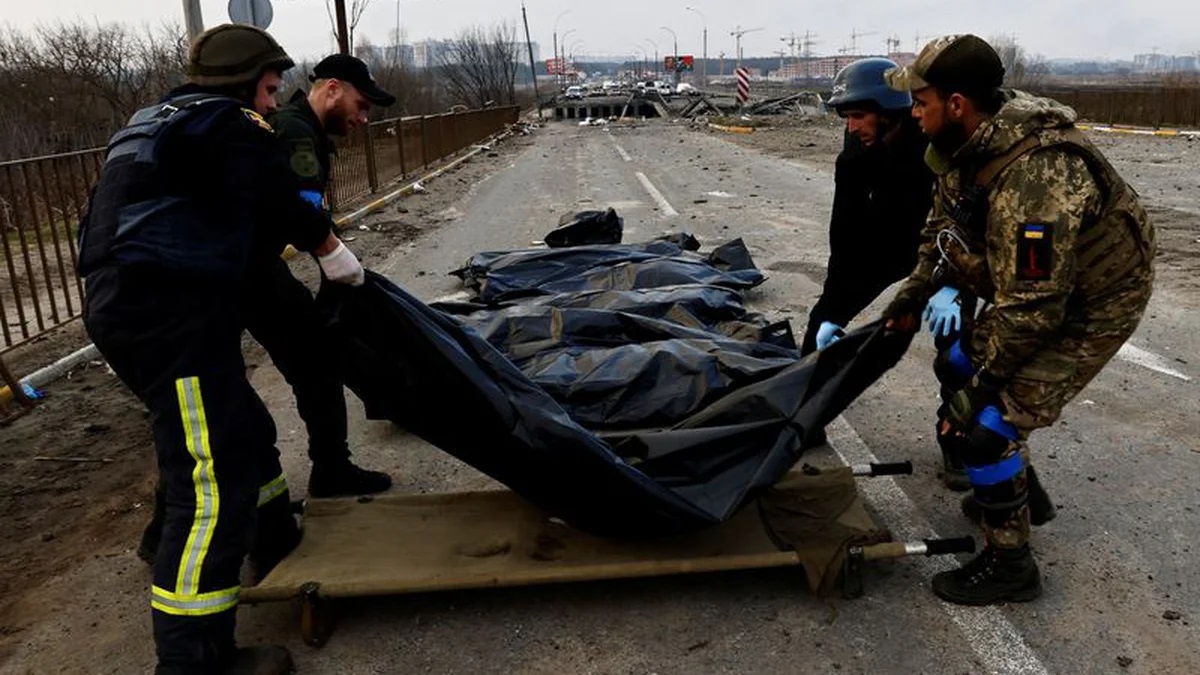 ONU confirma más de mil 400 civiles muertos y 2 mil heridos en la invasión de Ucrania