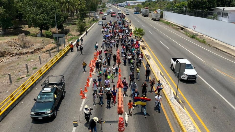 Otra caravana de migrantes sale de Tapachula