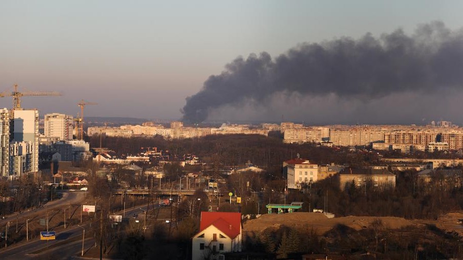 Se registran explosiones en la región de Leópolis, en el oeste de Ucrania
