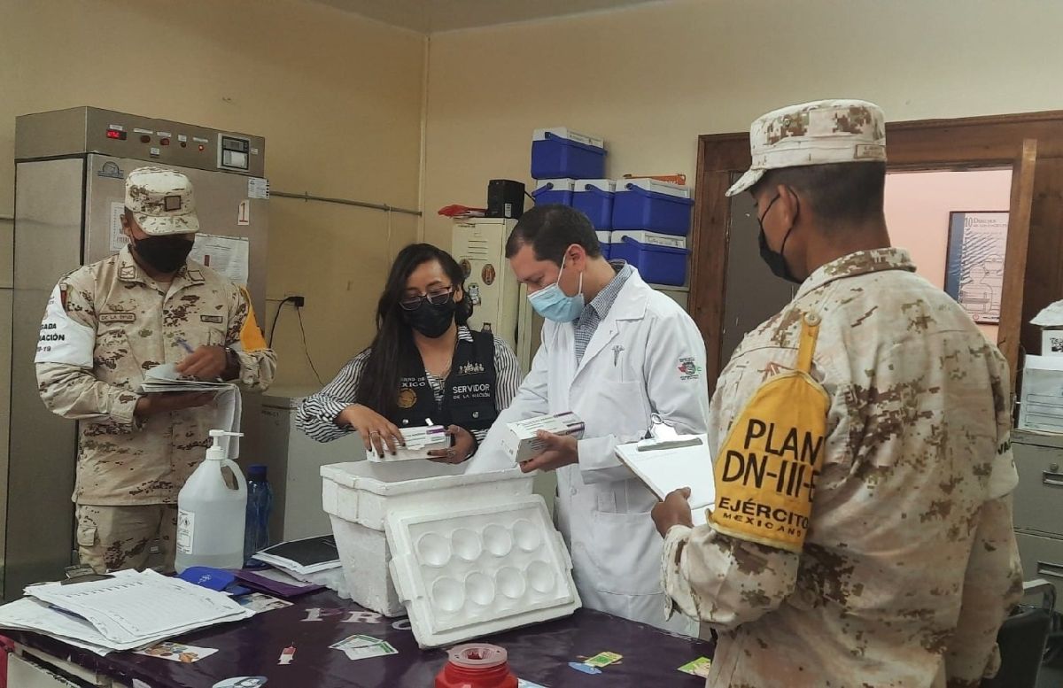 Se instala módulo de vacunación anti covid en el Centro de Salud de Múzquiz 
