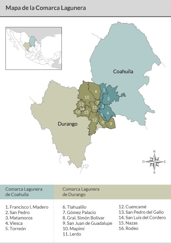 Comarca Lagunera ¿Qué municipios conforman La Laguna y cuál es la importancia de la zona?