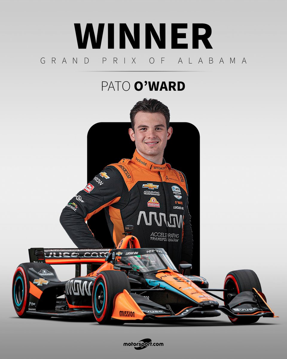 Pato O’Ward consigue su primer triunfo en IndyCar en la temporada 2022