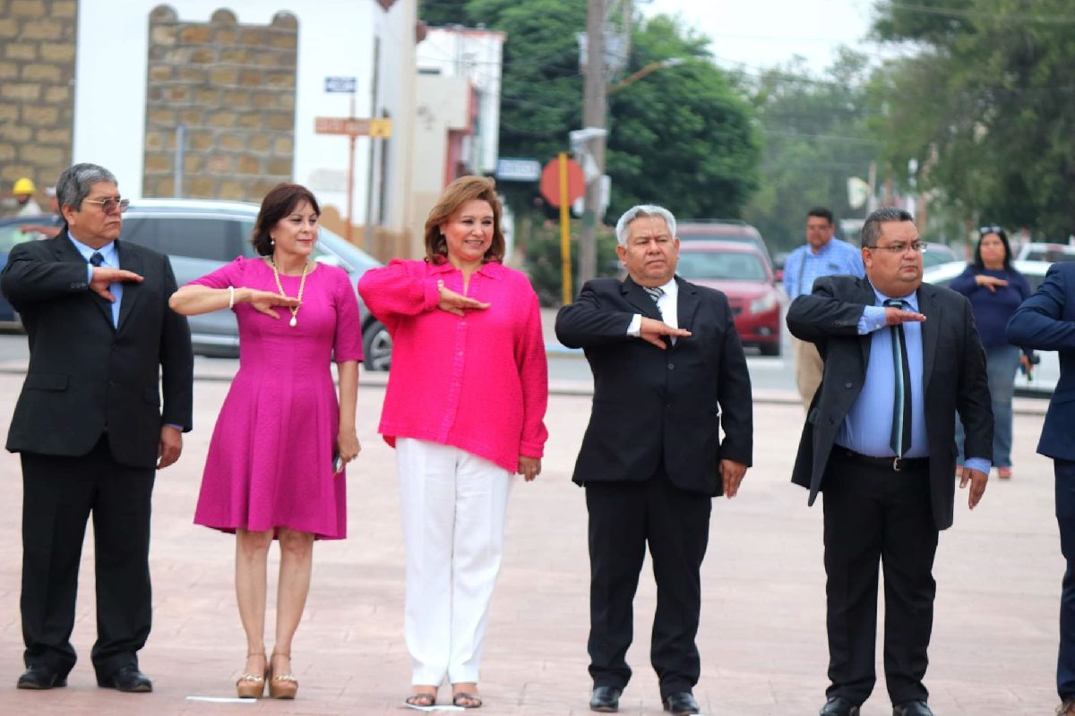 Conmemoran en Sabinas la gloriosa batalla de Puebla con ceremonia cívica