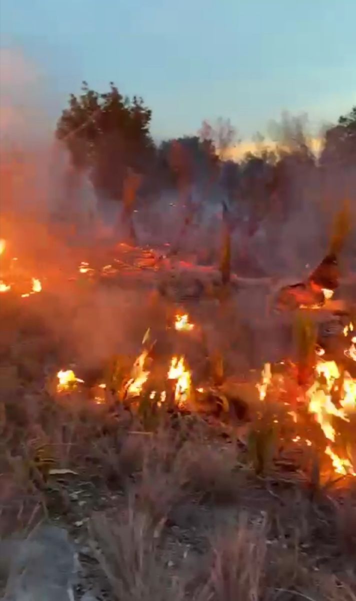 Tormentas provocan incendios forestales en la serranía
