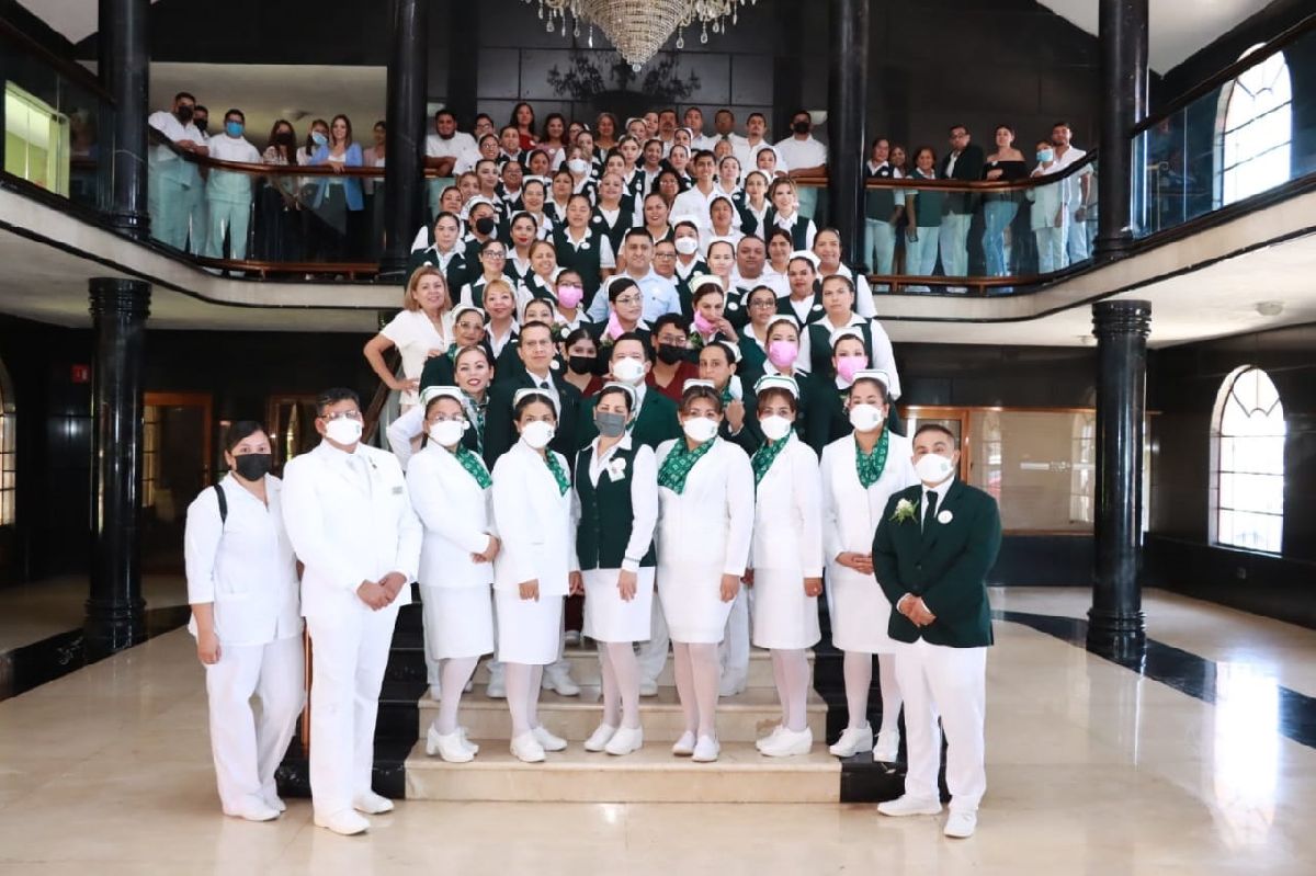Enfermeras y enfermeros del IMSS, celebraron su día
