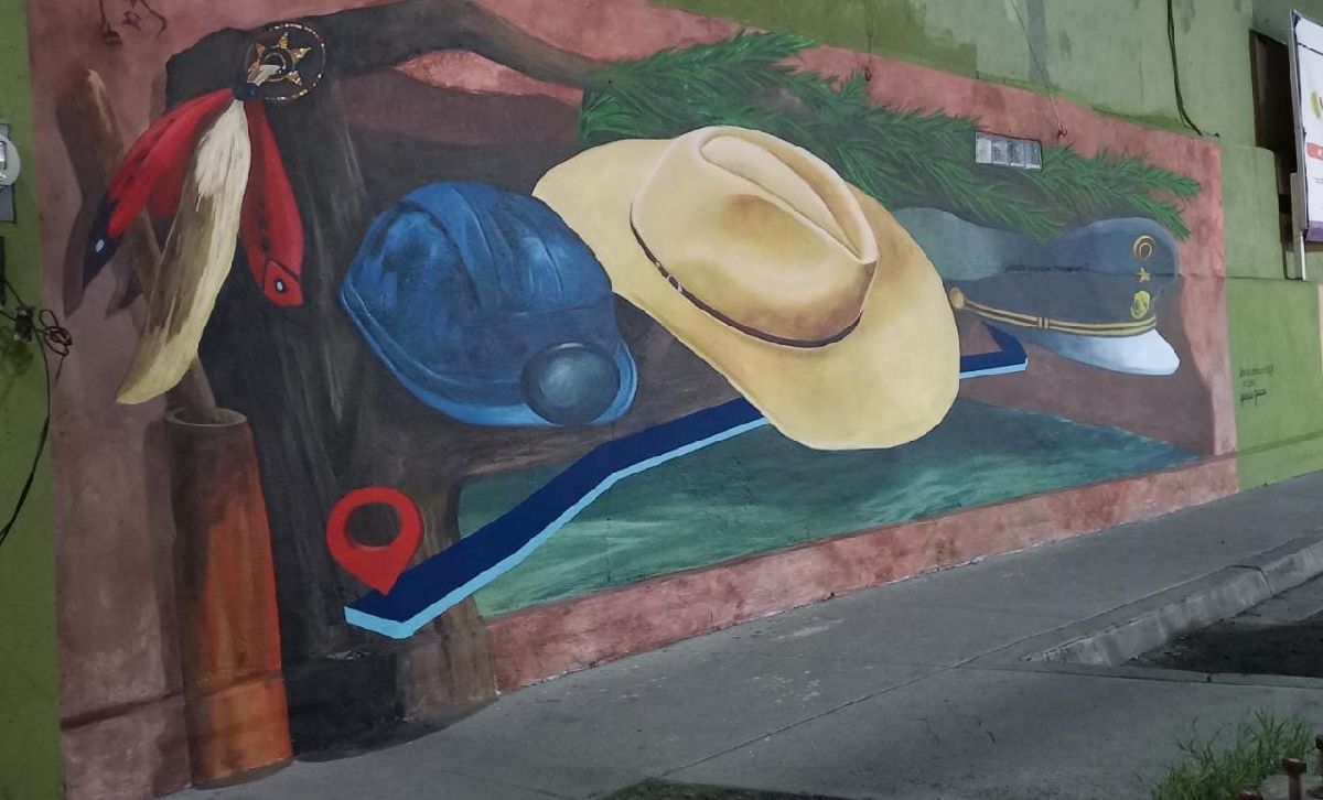 Múzquiz es parte de «Una Ruta Anamórfica – Coahuila», 2021 arte urbano