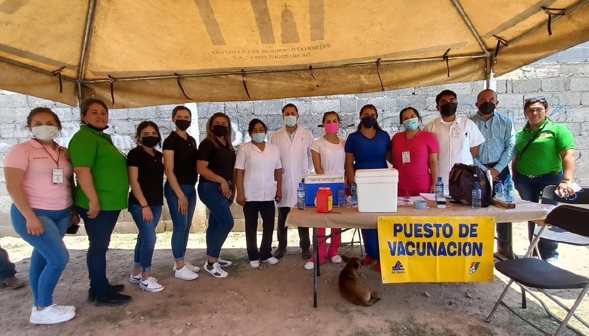 Instala DIF Coahuila en colaboración con dependencias brigada de vacunación y registro de menores