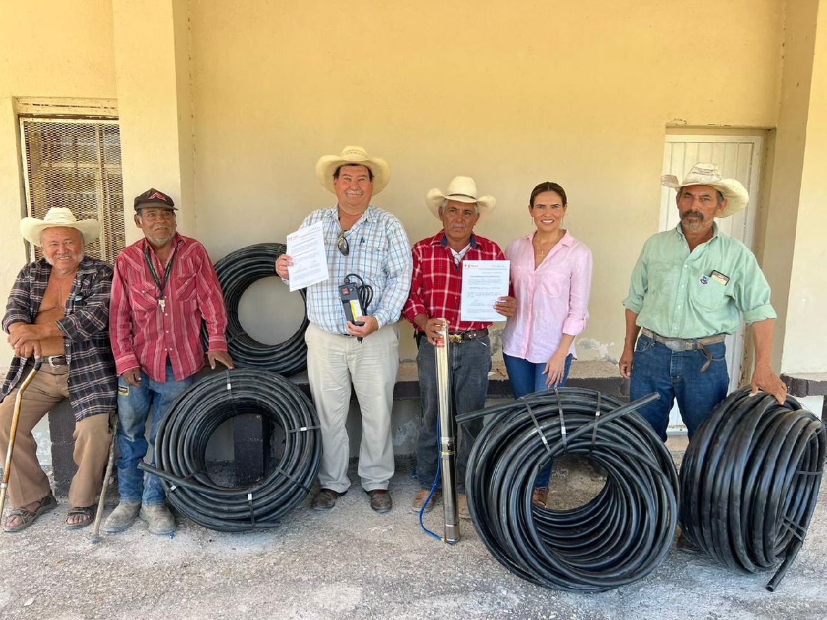 Campesinos de Guadalupe Victoria recibieron equipo para pozo de abastecimiento de agua