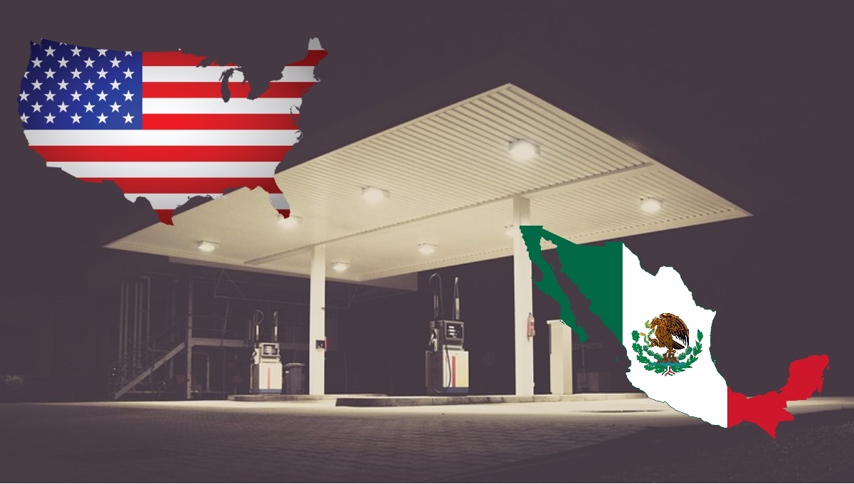 Gasolina, más barata, subsidiada en México, comparada con EU