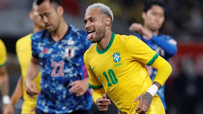Neymar le da a Brasil el triunfo en su visita a Japón