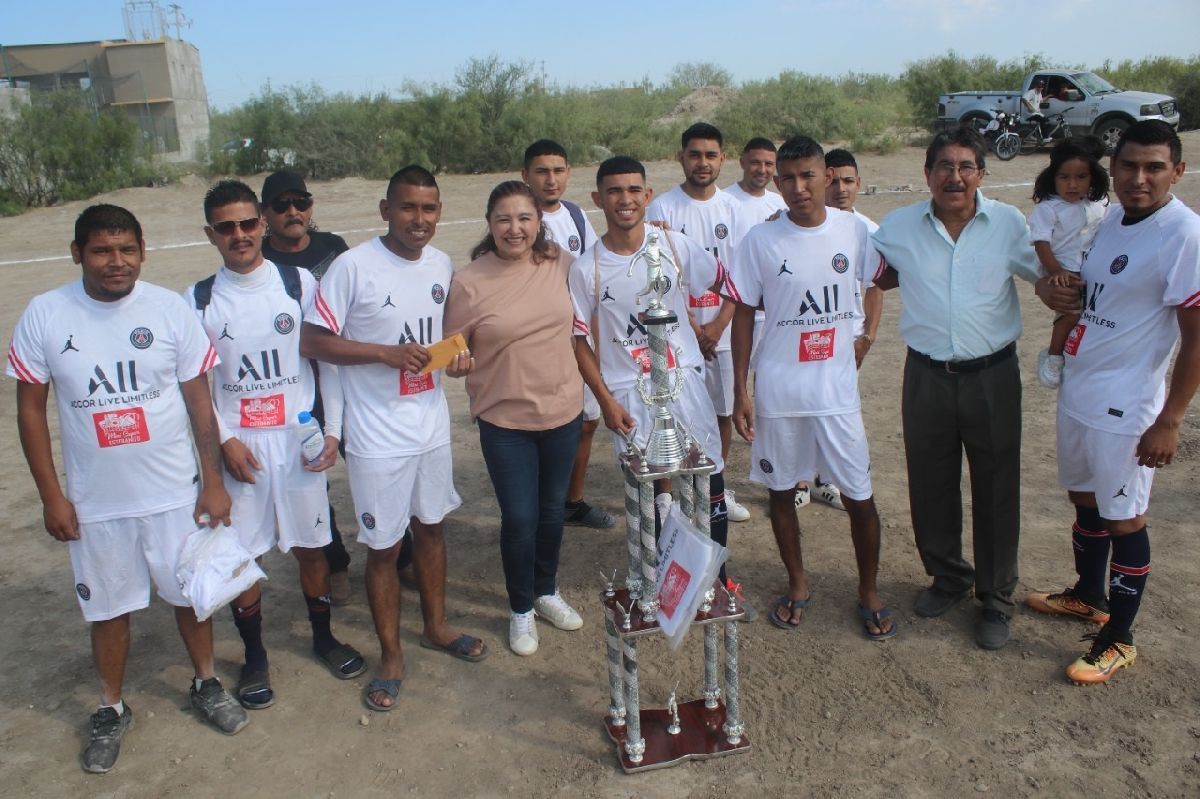 Inauguró Diana Haro edición 45 de la liga de futbol municipal Edmundo López Aranda