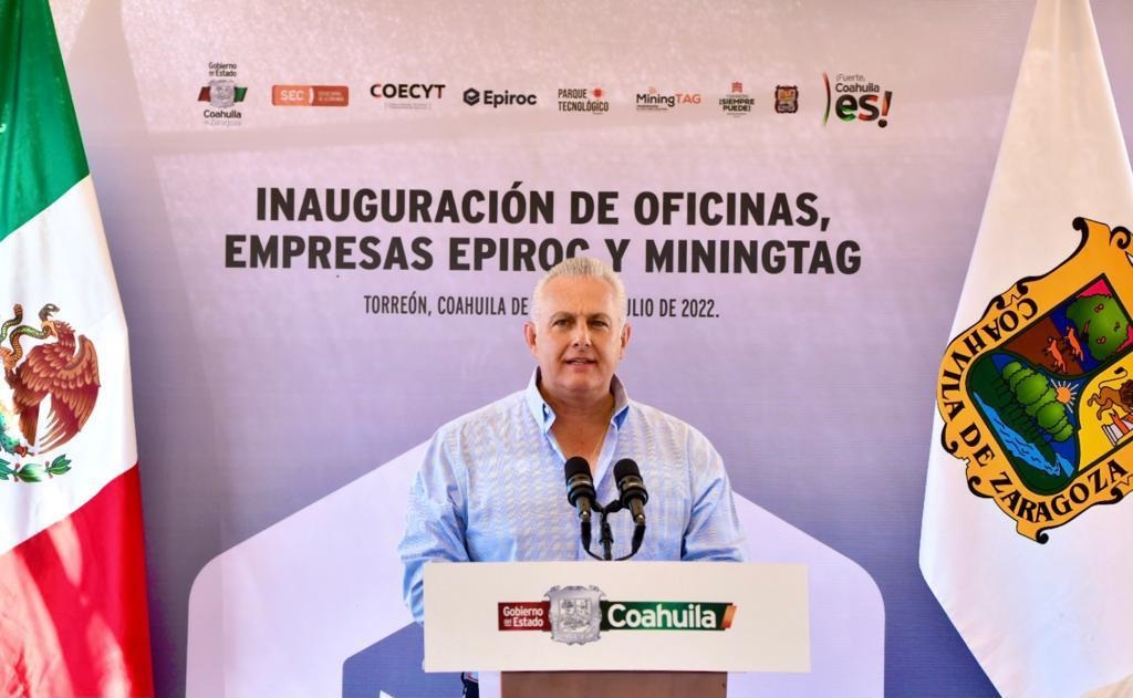 Alcalde de Torreón destaca el desarrollo de la cadena de proveeduría minera en la ciudad.