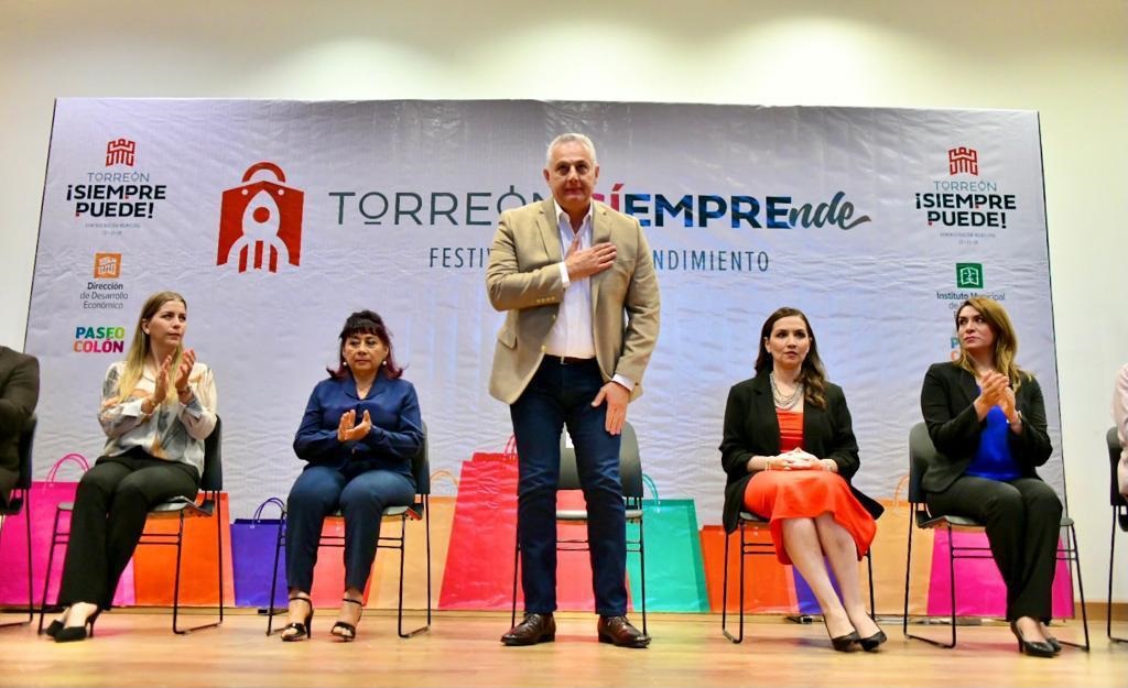 Alcalde de Torreón pone en marcha segundo festival del emprendimiento