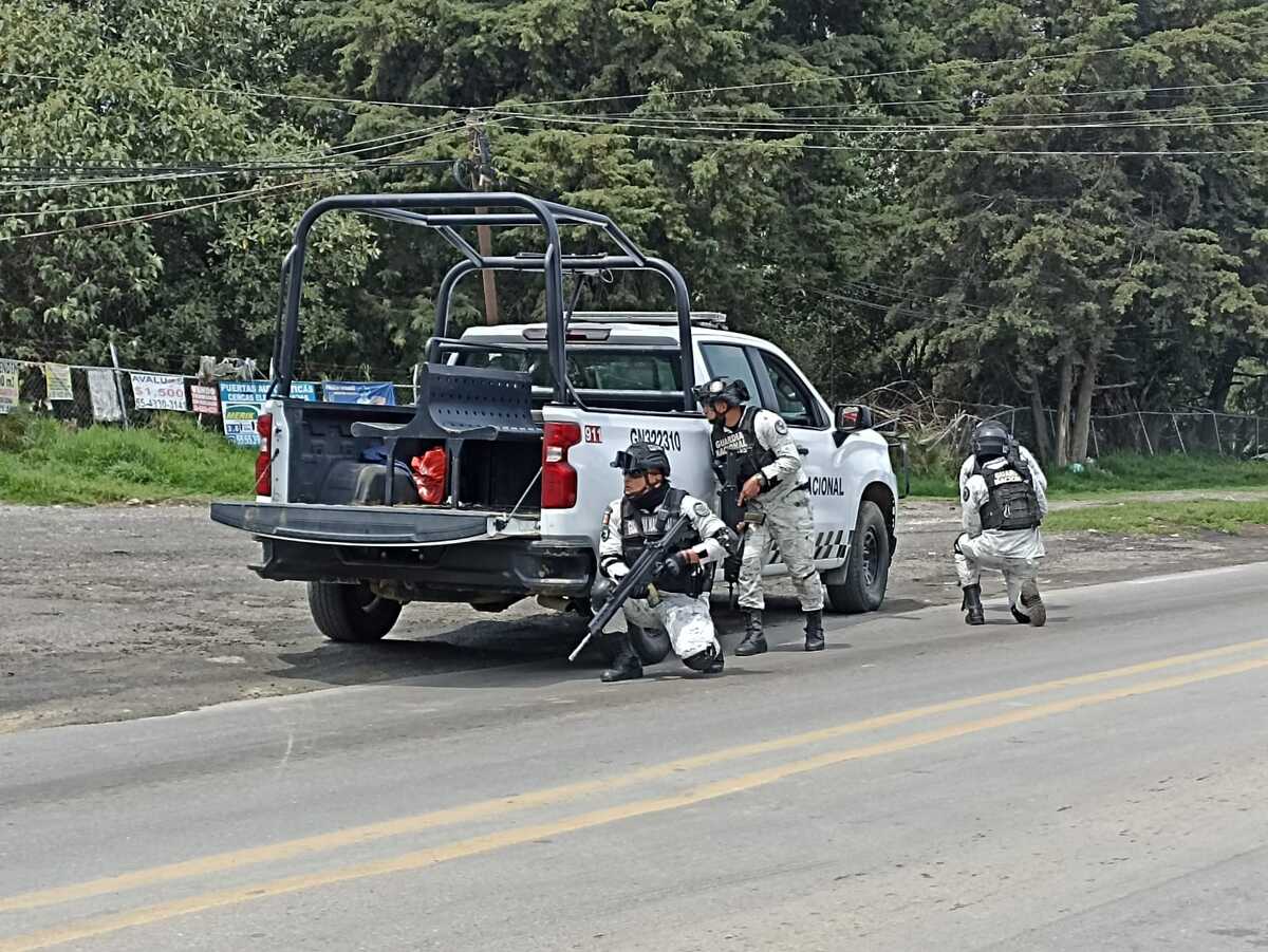 Balacera en la México-Cuernavaca; civiles quedan varados