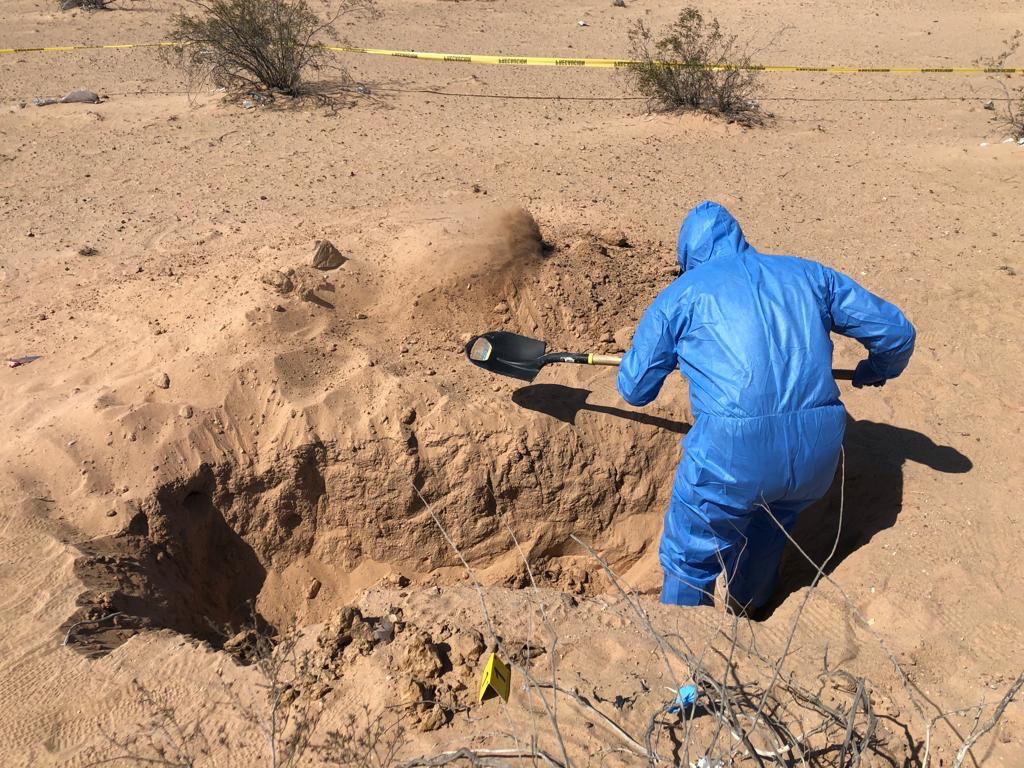 Hallan 9 cuerpos en fosas de Caborca, cerca de frontera con EU