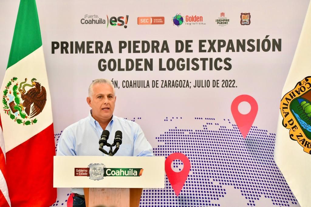 Alcalde de Torreón celebra crecimiento de Golden Logistics