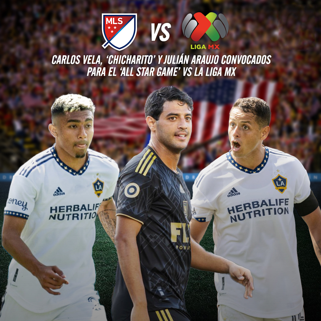 ‘Chicharito’, Vela y Araujo encabezan lista de la MLS para All-Star Game ante Liga MX