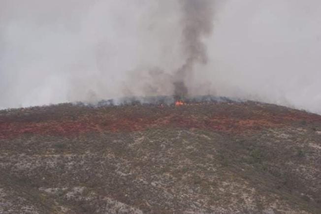 Se registra incendio forestal cerca de la reserva Kikapú