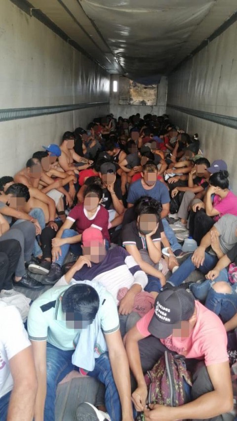 Rescatan a 127 migrantes en Coahuila