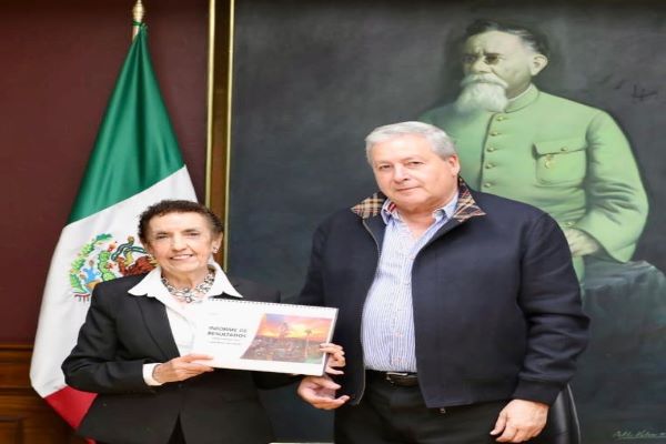 Presentan a Chema Fraustro Informe de Resultados de la Feria Saltillo 2022