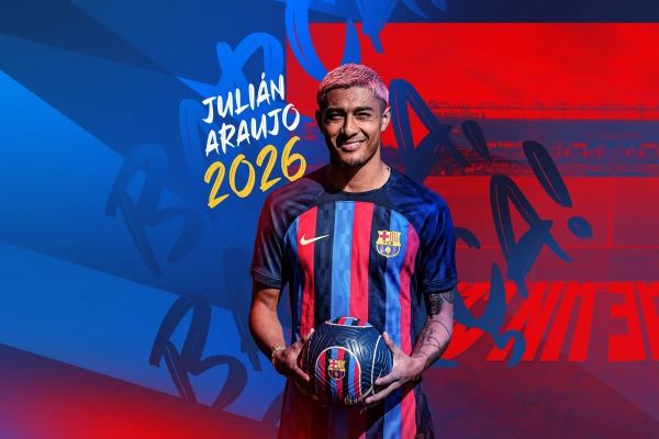 Julián Araujo es oficialmente jugador del Barcelona