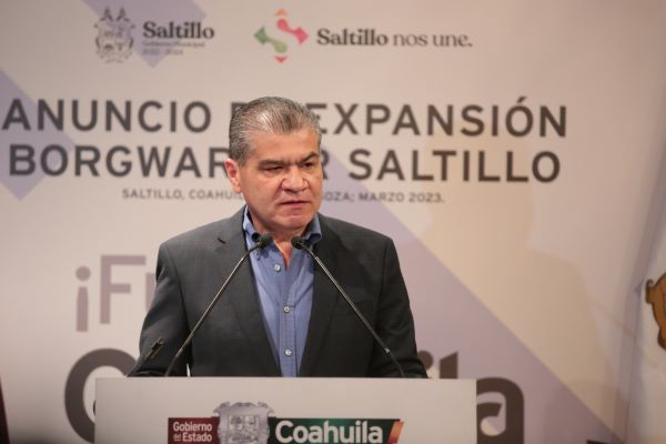 ANUNCIAN MIGUEL RIQUELME Y JOSÉ MARÍA FRAUSTRO EXPANSIÓN DE BORGWARNER-SALTILLO