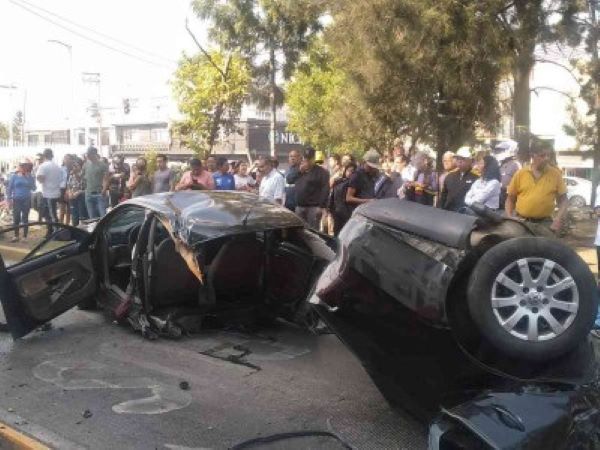 Dos accidentes viales en Chimalhuacán dejan 16 heridos