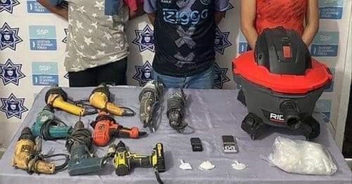 Capturan en Acuña a vendedores de droga y les decomisan botín de robo