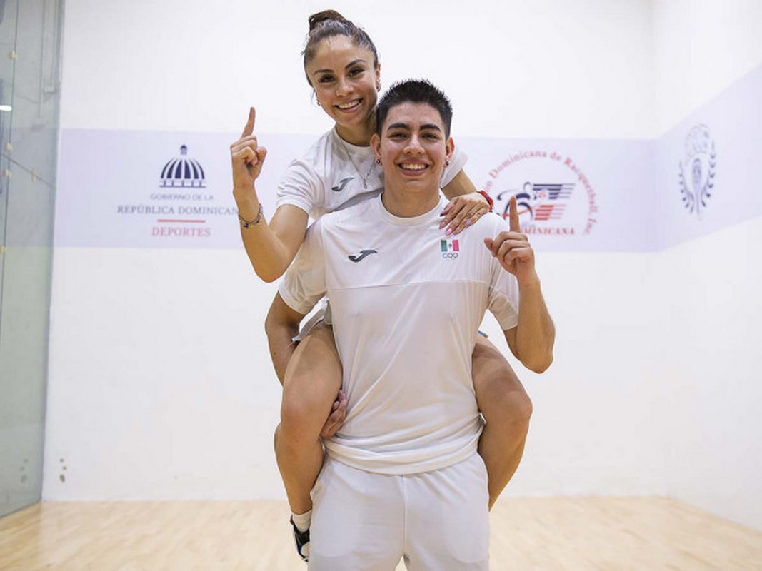 Paola Longoria y Eduardo Portillo cierran una jornada perfecta para México en el ráquetbol: ¡Oro en dobles mixtos!