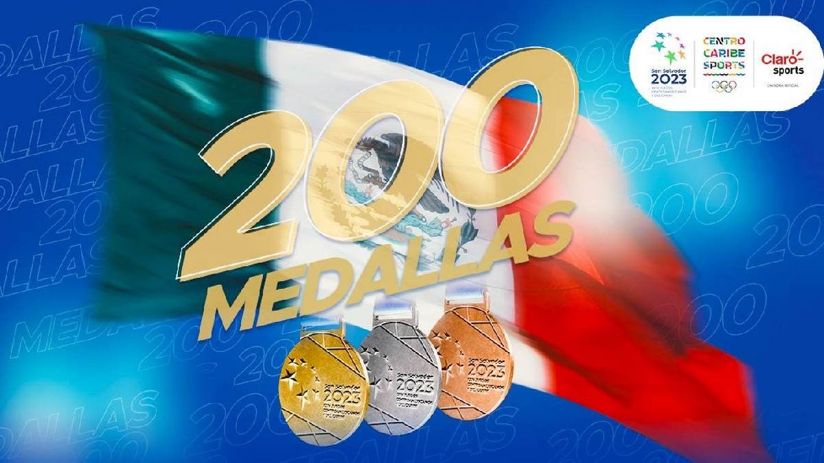 ¡México alcanza 200 medallas en los Juegos Centroamericanos 2023!