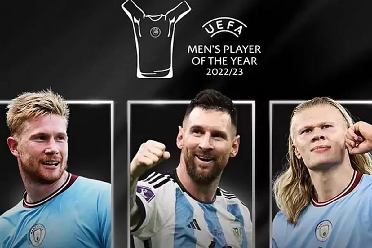 Messi ‘peleará’ con Haaland y De Bruyne para ganar el premio a mejor jugador del año UEFA