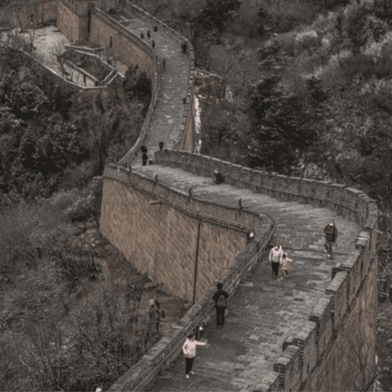 Grave daño a la Gran Muralla China por trabajadores de construcción