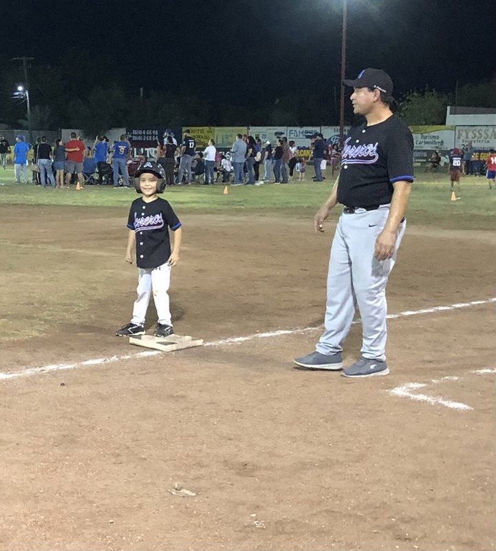 Así el “standing” del beisbol infantil de 7 y 8 años