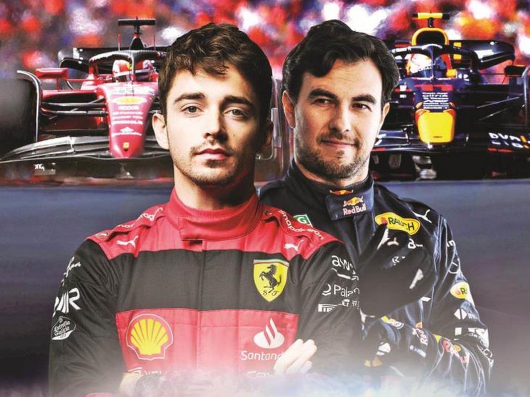 Leclerc: ‘No pudimos defendernos de Checo Pérez, estaba empujando como loco’