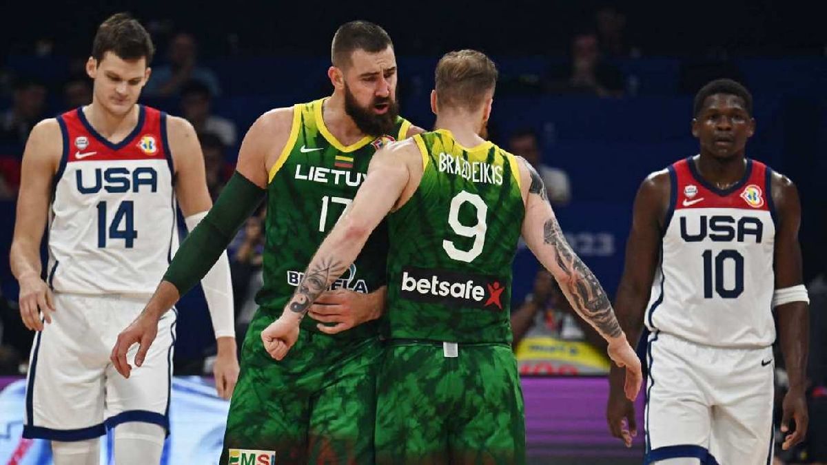 ¡Perdió el Dream Team en el Mundial FIBA! Estados Unidos no pudo contra una Lituania que sigue invicta