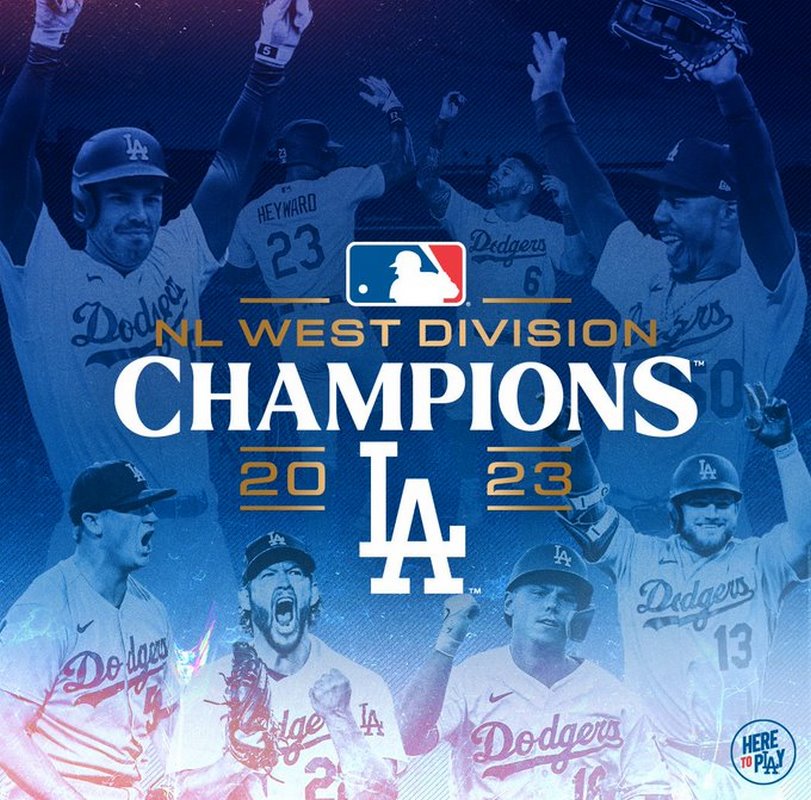 Dodgers asegura el título de la División Oeste de la Liga Nacional