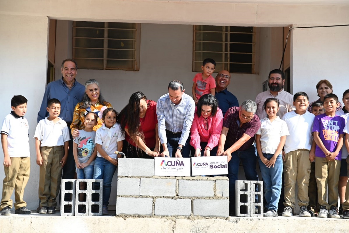 En el ejido Las Cuevas arranca “Maratón de obras por tu educación”