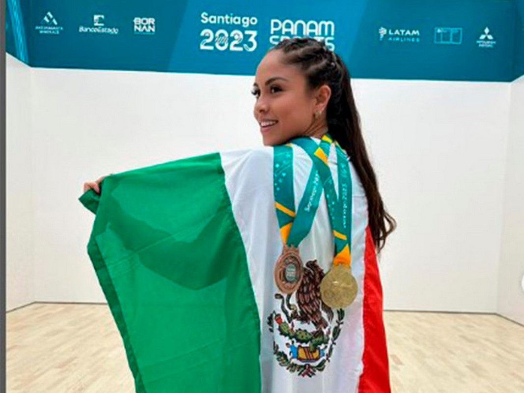 Paola Longoria se cuelga su medalla de oro 11 en unos Juegos Panamericanos; hace historia en Santiago 2023