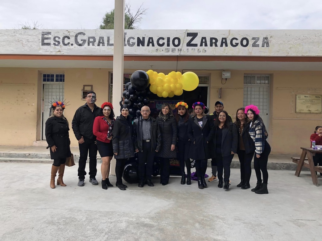 Asiste Zulmma Guerrero a evento en primaria Ignacio Zaragoza en Sabinas