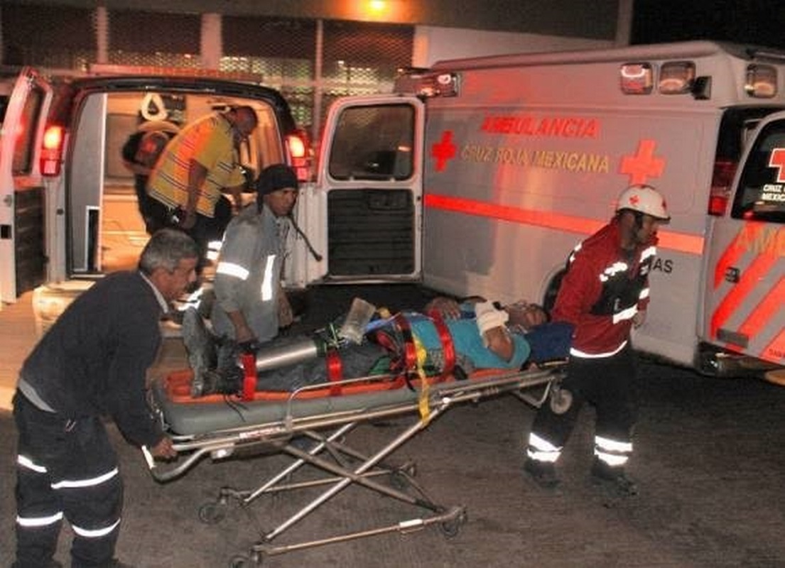 Reportan accidente en Pasta de Conchos dos obreros accidentados ingresaron graves a la clínica del IMSS
