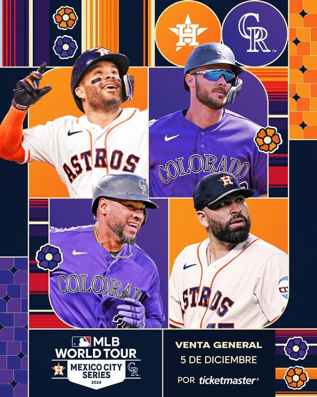 MLB anuncia fechas para los encuentros de Rockies y Astros en Ciudad de México