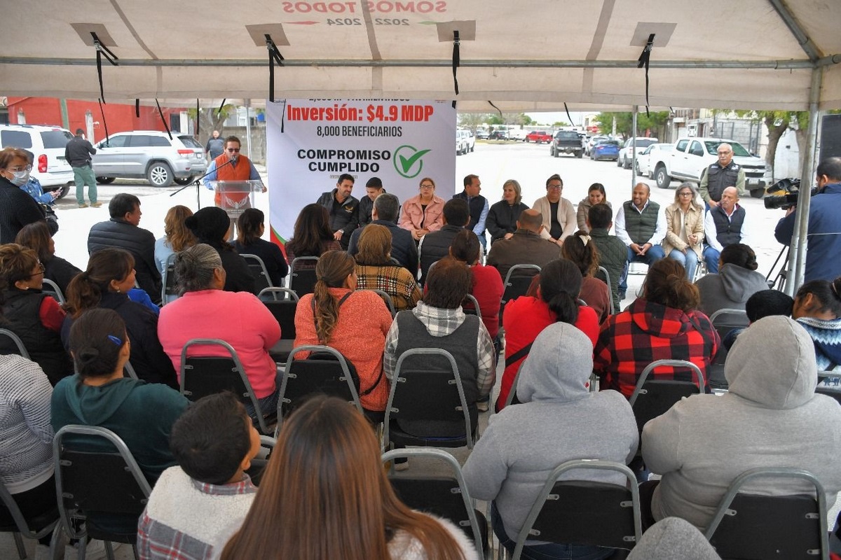 Mejora municipio vialidades con concreto hidráulico