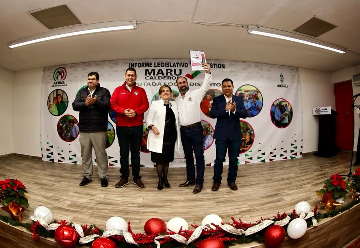 Presenta Maru Calderón informe legislativo y de gestión